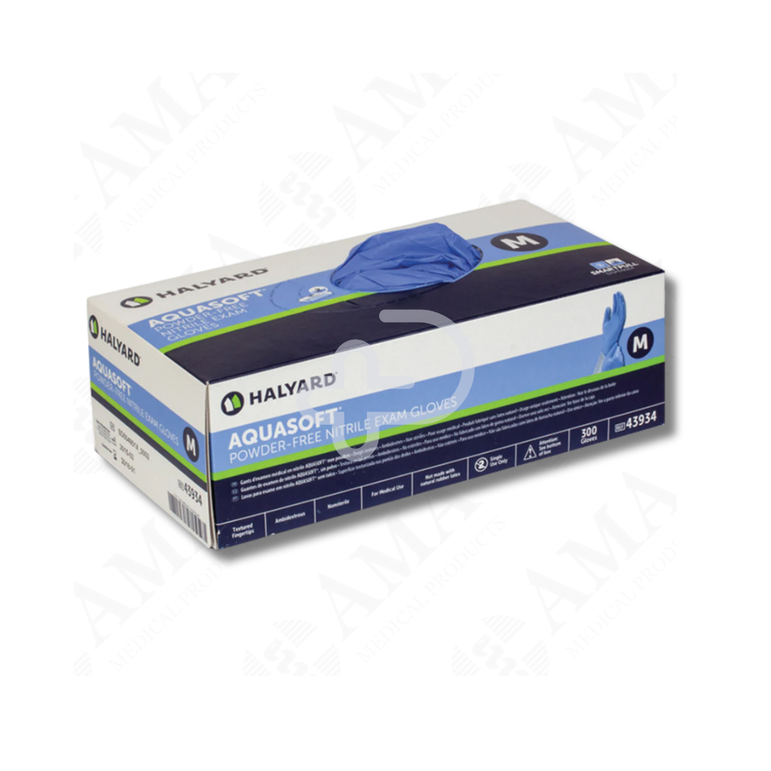 Halyard Aquasoft Nitrile Exam Gloves Examination