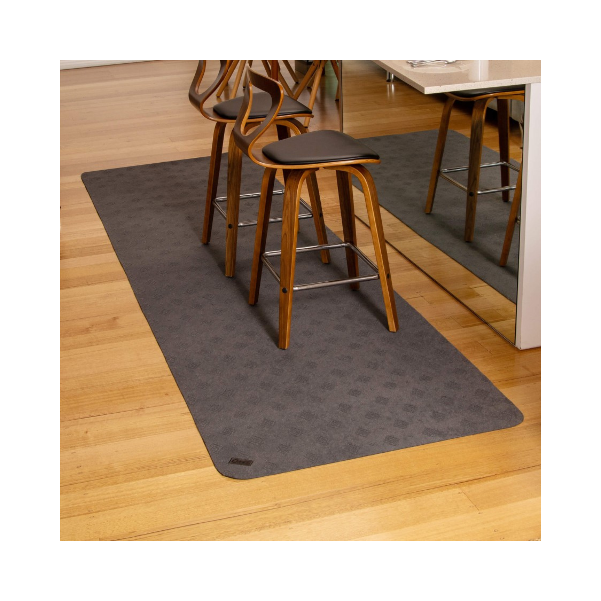 Conni Anti-Slip Floor Mat Marathon Runner Grey