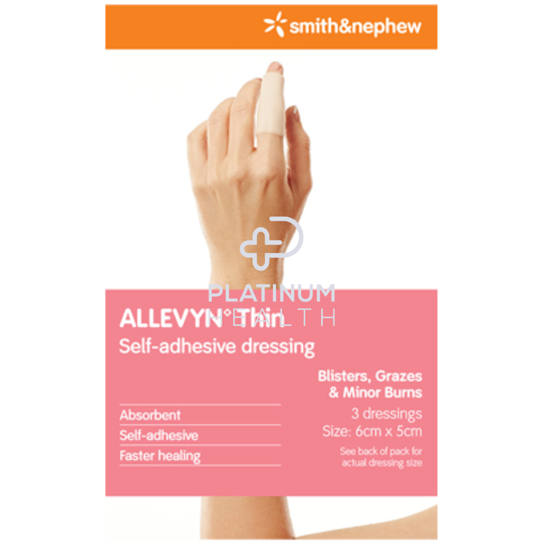 Allevyn Thin Self Adhesive Dressing  5 x 6cm