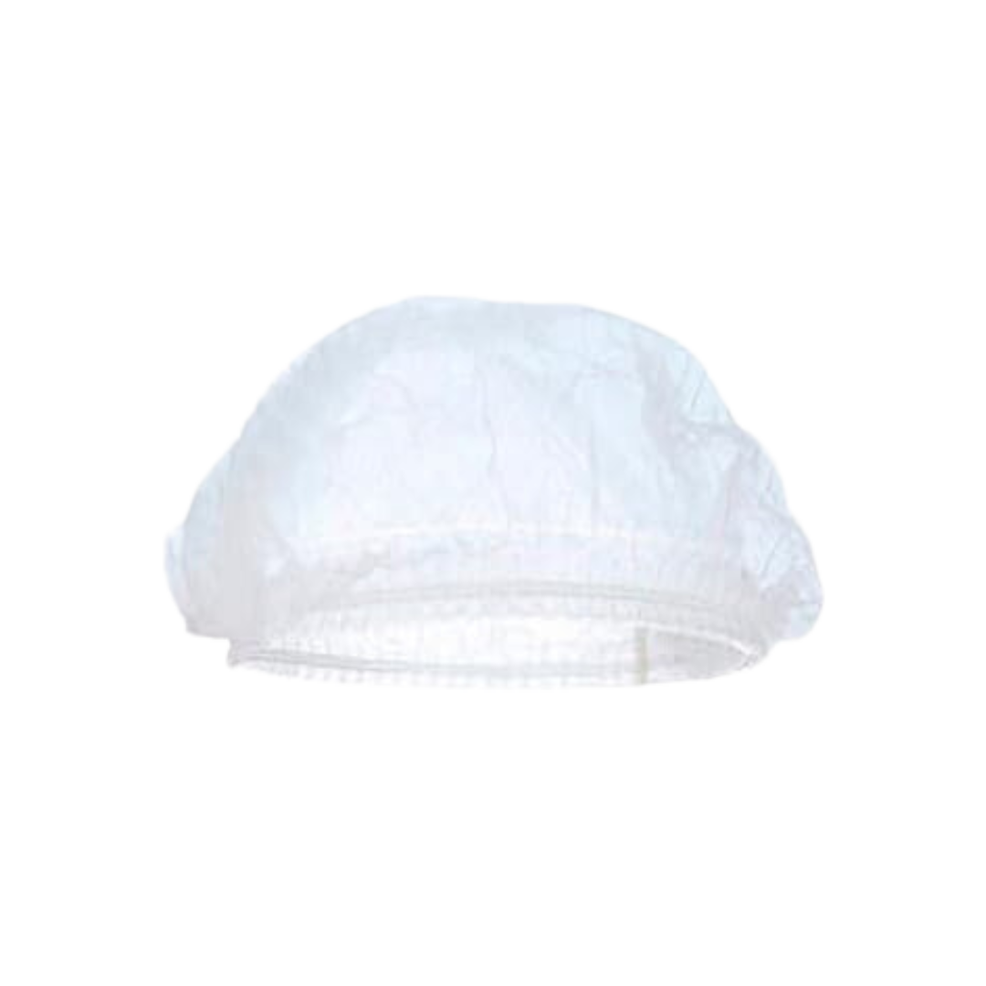 Ultra Health Premium Crimped Beret Disposable Medical Hairnet 21 Inches