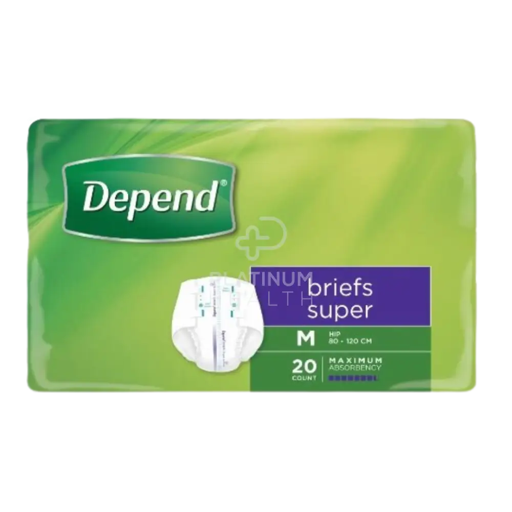 Depend Brief Super Disposable Pads Pants & Liners