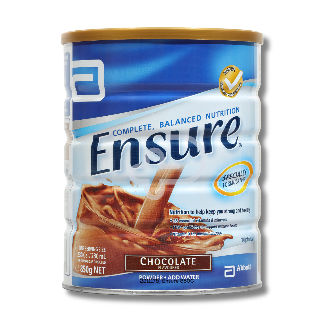 Ensure Powder 850G Chocolate / 6 Units Per Carton Nutritional Support