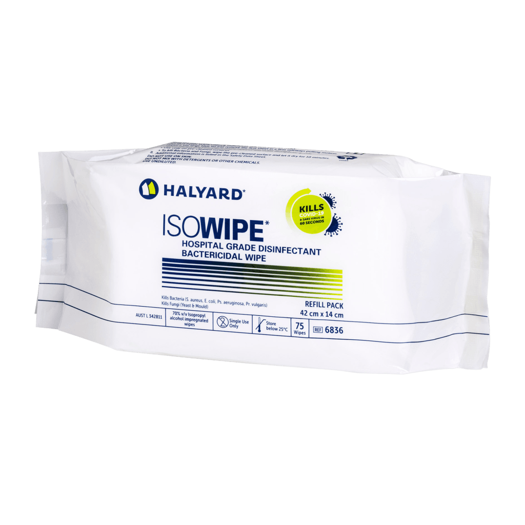 Halyard Isowipe - Refill Pack Surface Cleansers & Wipes