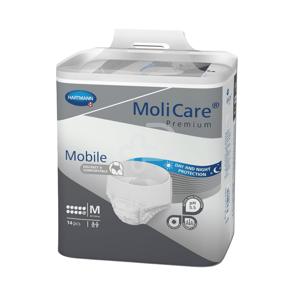 Molicare Premium Mobile 10 Drops Medium Disposable Pads Pants & Liners