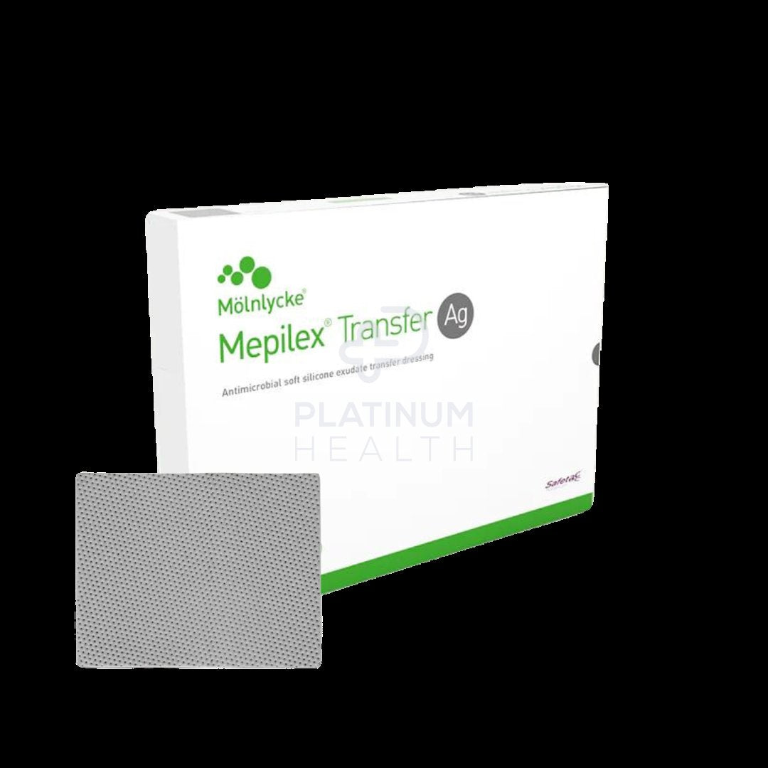 Molnlycke Mepilex Transfer Ag Silver Foam Dressing 15x20cm – Platinum ...