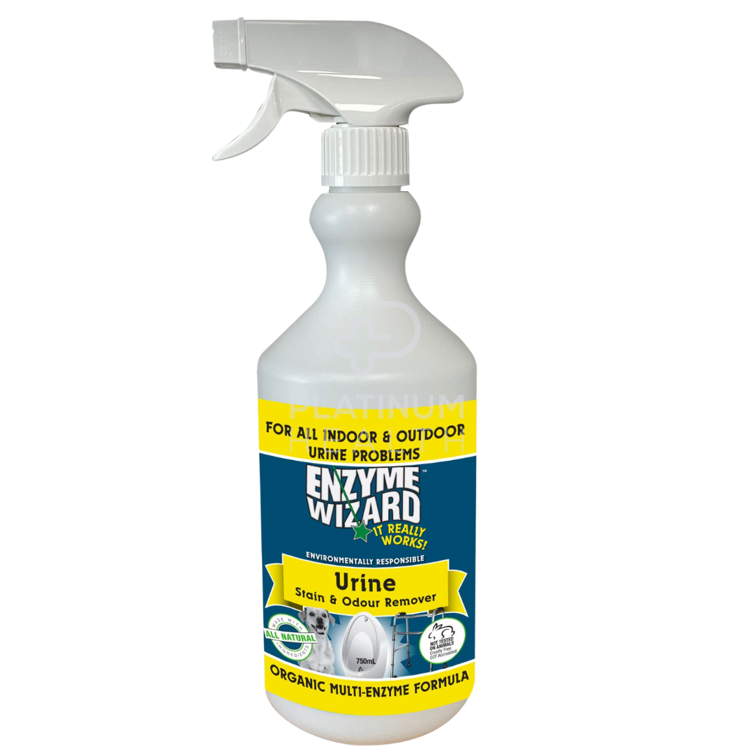 Enzyme Wizard Urine Stain & Odour Remover 750Ml Spray Ready To Use Cleaning Solutions