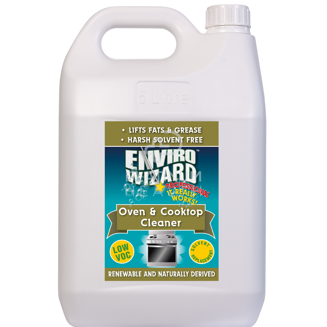 Enzyme Wizard Oven & Cooktop Cleaner 5 Litre Ready To Use Cleaning Solutions