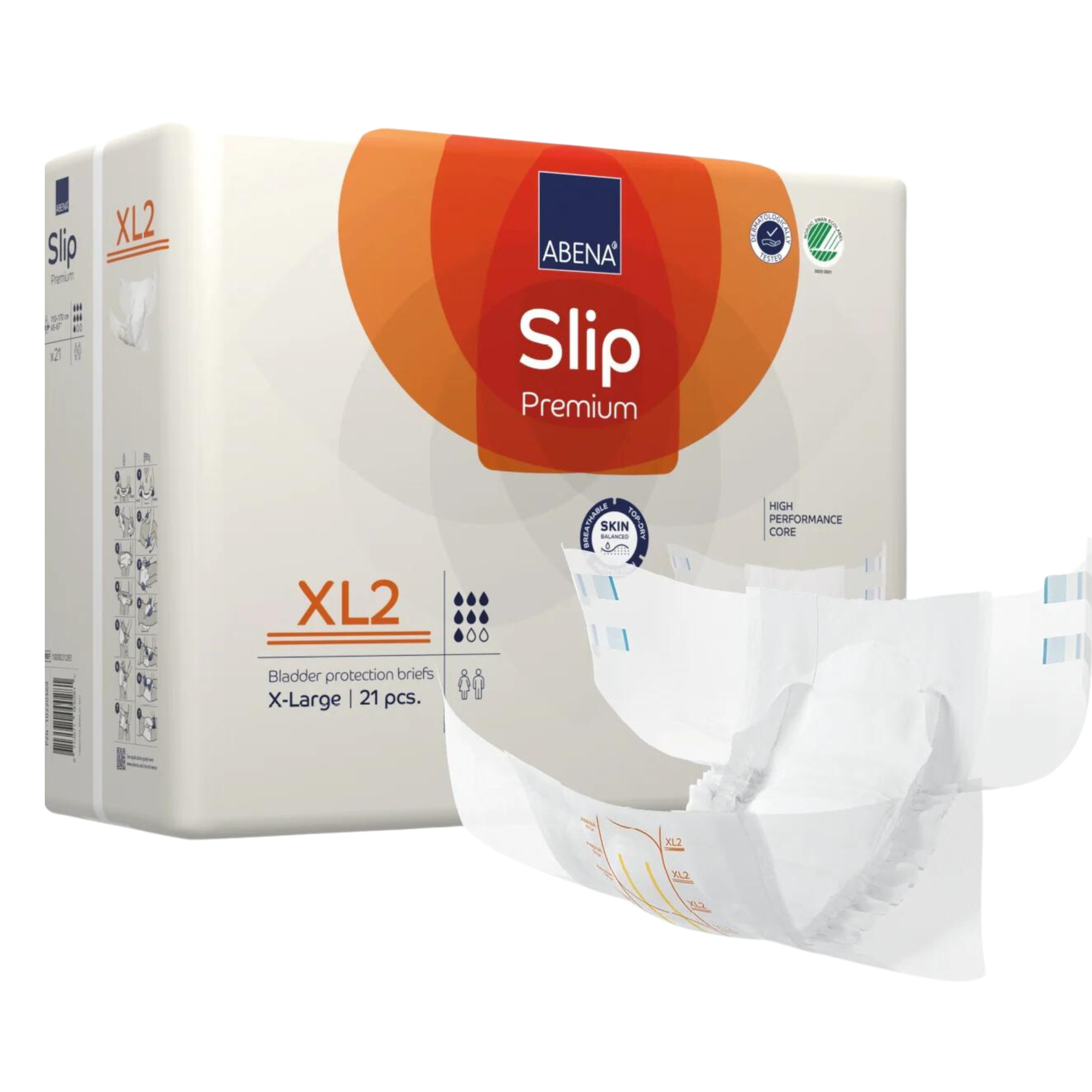 Abena Slip Xl2 3400Ml 100-170Cm Disposable Pads Pants & Liners