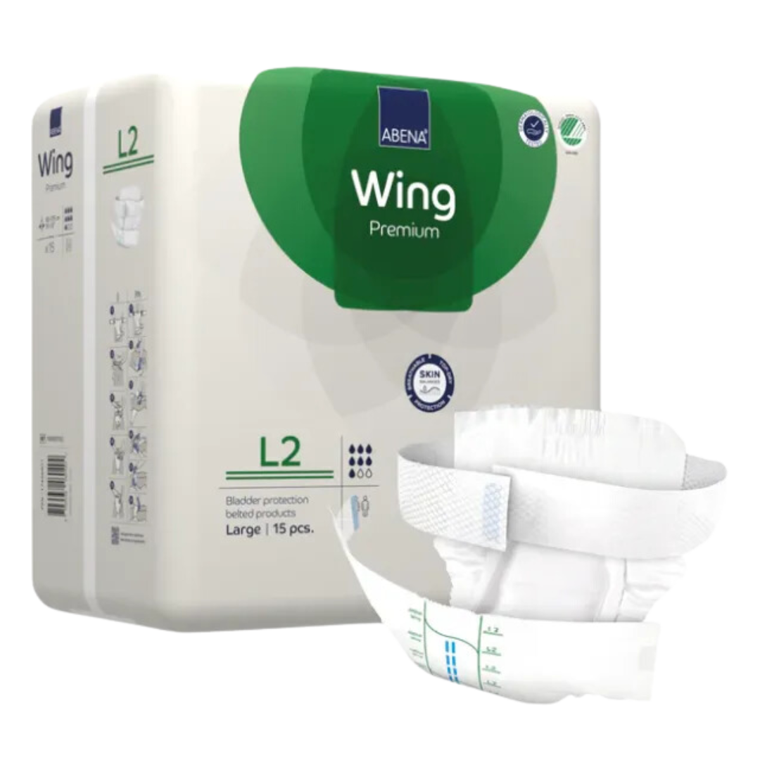 Abena Wing L2 Green 2500Ml 90-135Cm Disposable Pads Pants & Liners